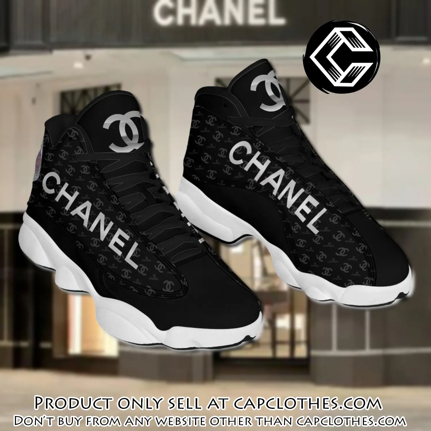 Chanel air jordan 13 sneaker d2302 jd14034 cc4051934